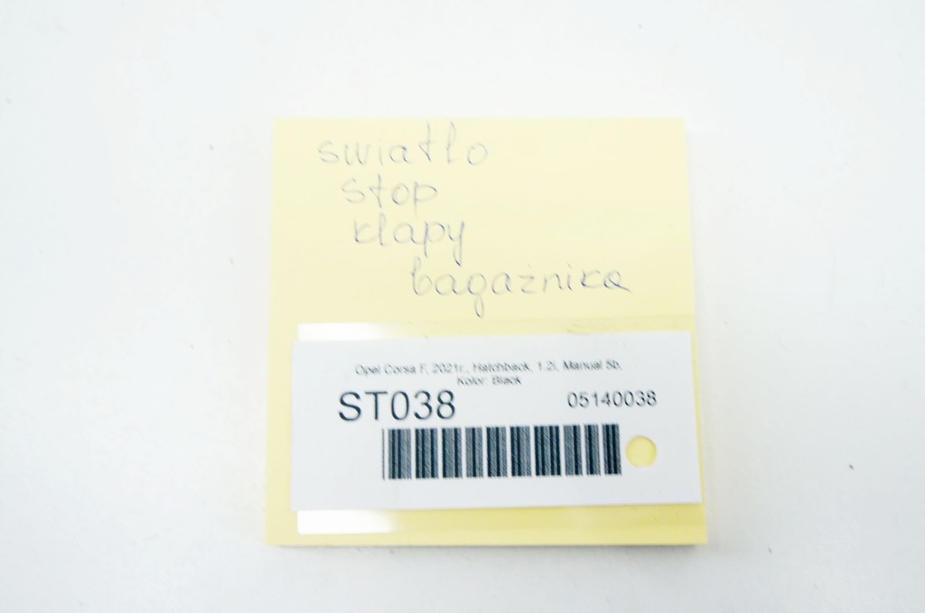 фото №5, St038 opel corsa f додаткові третій світло стоп стоп-сигнал кришки 9689043280