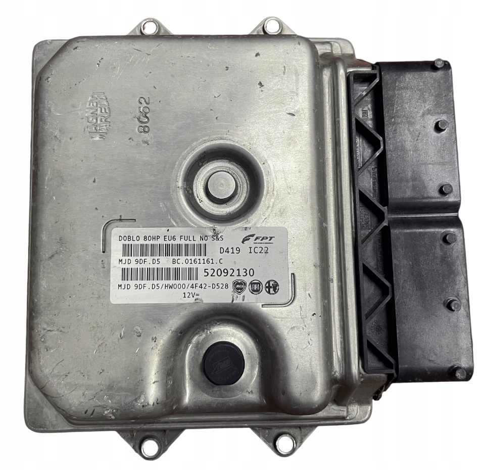 фото №1, Блок управления fiat doblo 52092130 9df.d5 + программирование