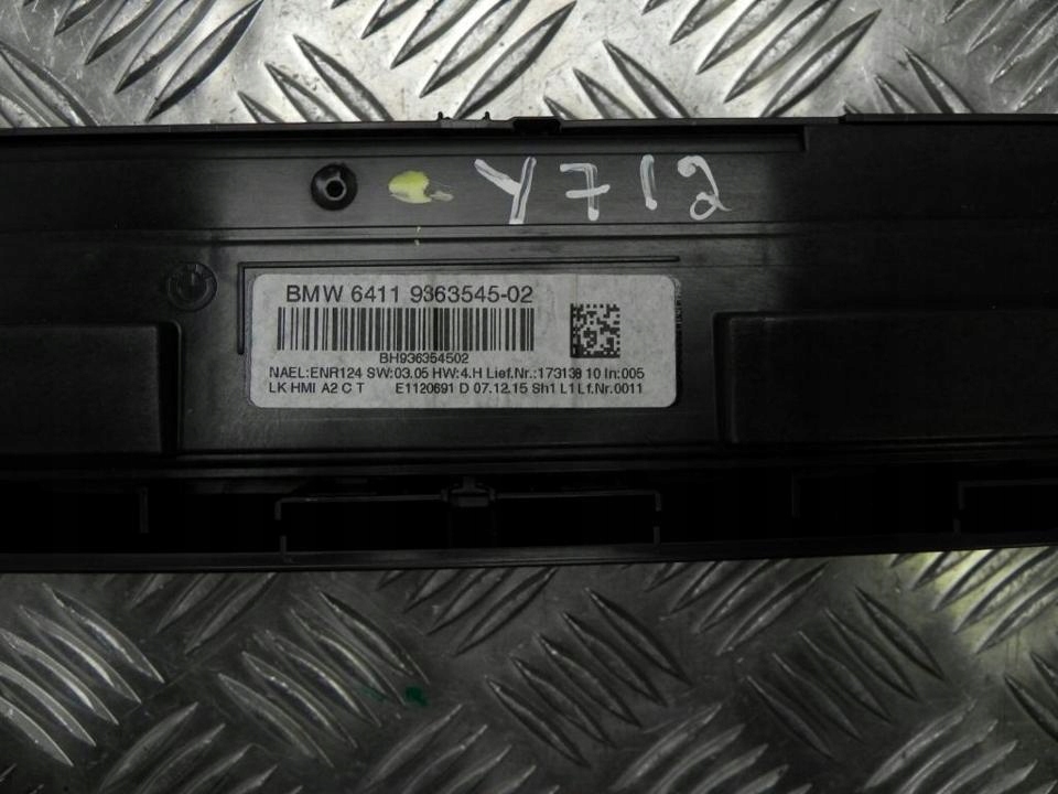 фото №5, Блок керування автоматичної кондиціонера bmw 2 kabriolet 2016 9363545