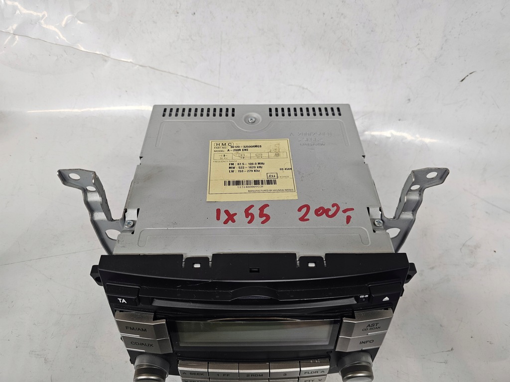 фото №3, Hyundai ix55 радиопроигрыватель cd 96120-3j500amgs