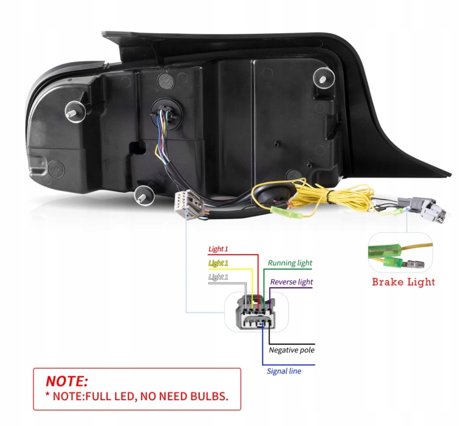 фото №14, Лампы задняя kpl full led neon диоды animacje тюнинг ford mustang v 5 lift 09-