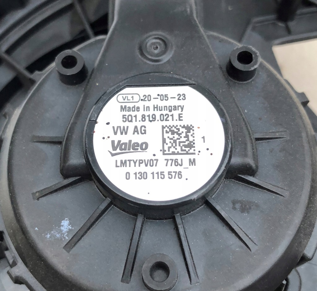 фото №8, Vw golf sportsvan вентилятор обдув обігрівача