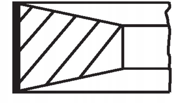 Купити Кільця поршневі mahle 00528n0 std mercedes 3k/2.5/4 om924/926