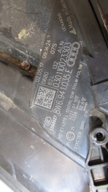 фото №9, Лампа перед передняя левая audi a5 8w 8w6 full led matrix