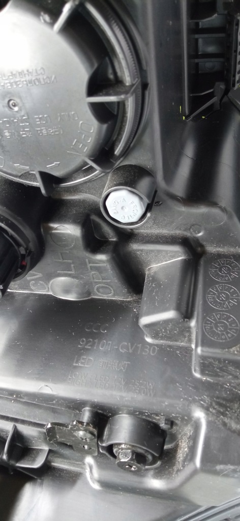 фото №13, Kia ev6 ev-6 21- лампа фара левый перед full led 92101-cv1 europa оригинальный номер