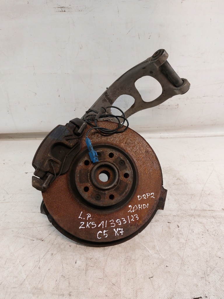 фото №1, Поворотный кулак левая передняя citroen c5 x7 2.0hdi