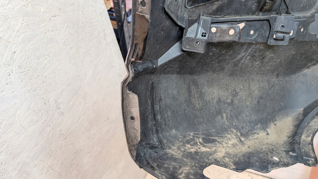 фото №12, Mitsubishi l200 v 5 lift 19- бампер передний перед bez отверстий 6400j790zz