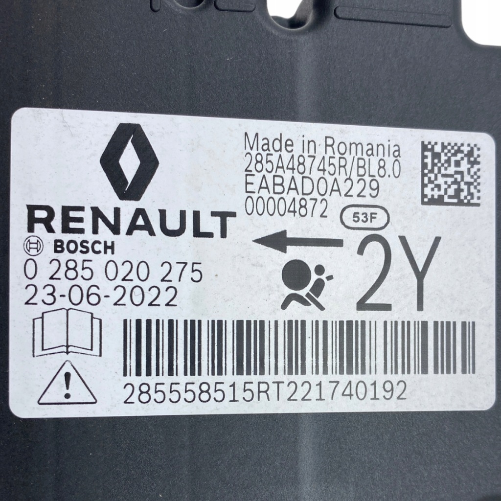Новий оригінальний номер модуль датчик подушка безпеки renault kangoo iii 285558515r Київ