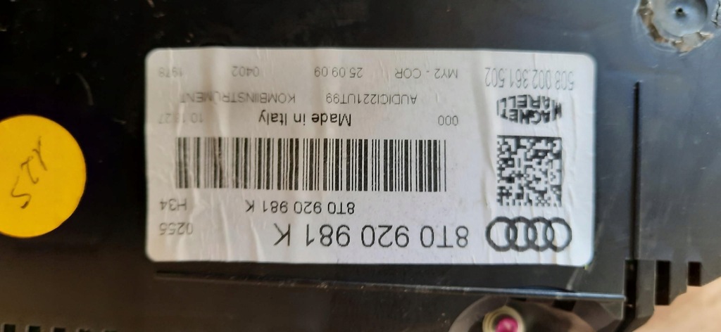 фото №7, Лічильник прилади спідометр a5 8t 8t0920981k