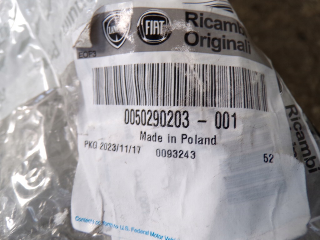 Бампер задній задня fiat 500 15 - 50290203 новий оригінал Зі Шроту