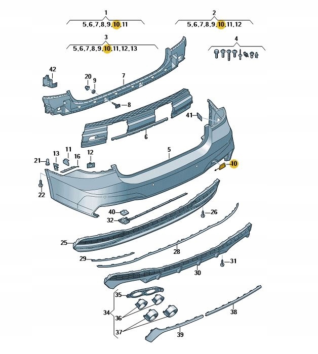 фото №1, Заглушка do буксировка бампер задняя audi a7 s7sline