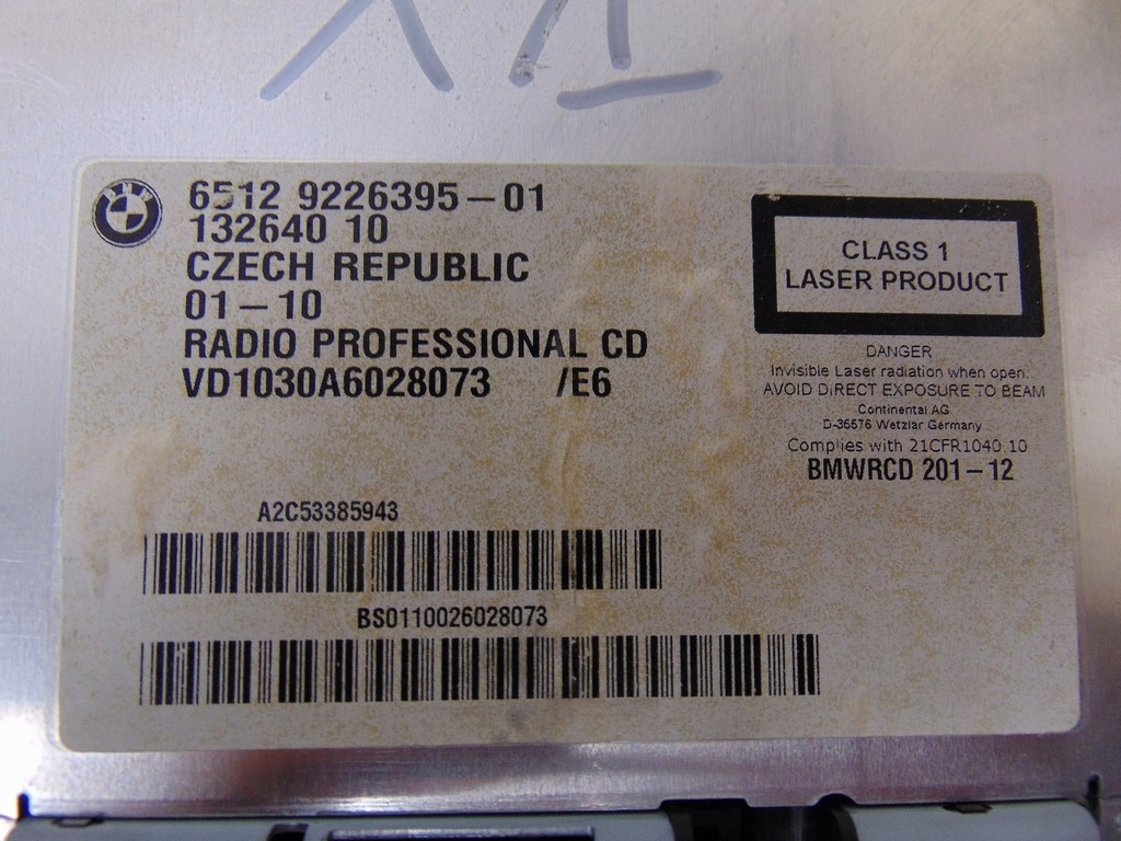 фото №11, Радио заводской bmw x1 e84 9226395