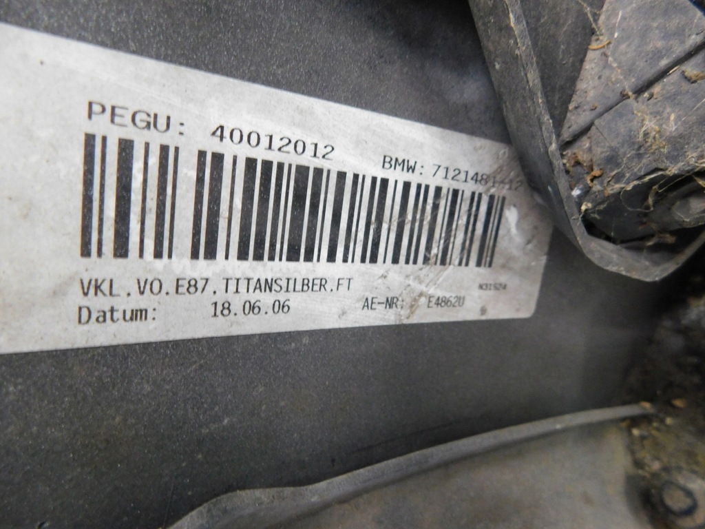 фото №14, Бампер перед передній kpl. - bmw 1 e81 e87 04-08 titansilber
