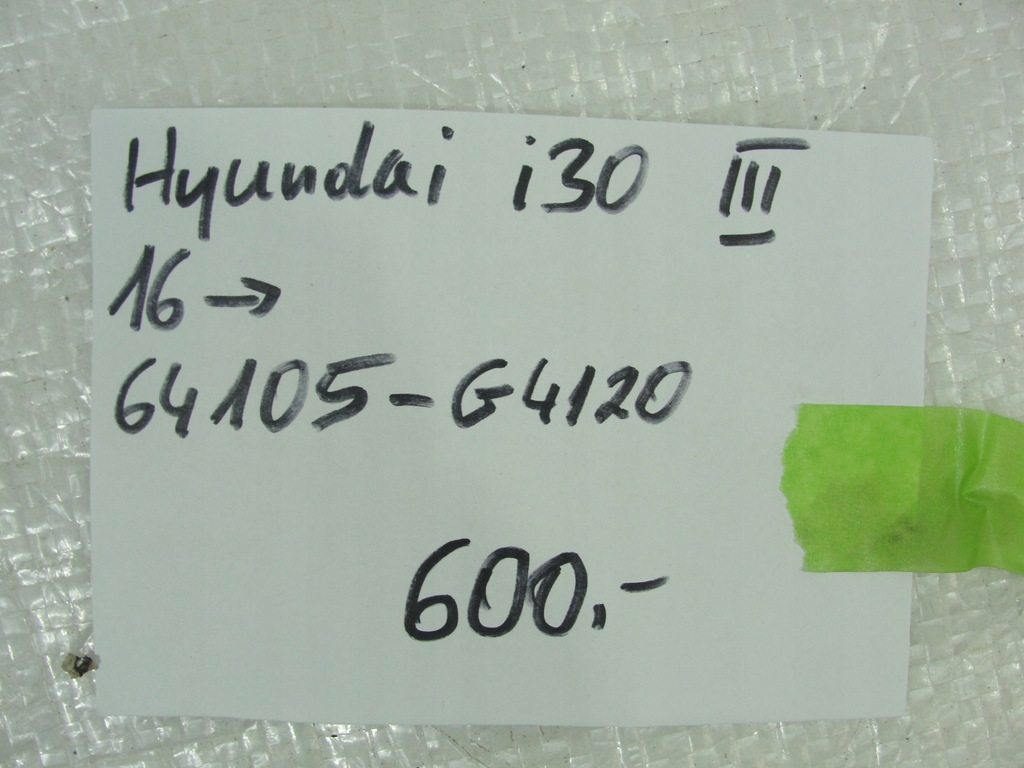 фото №9, Pas передний hyundai i30 iii 2016- 64105-g4120