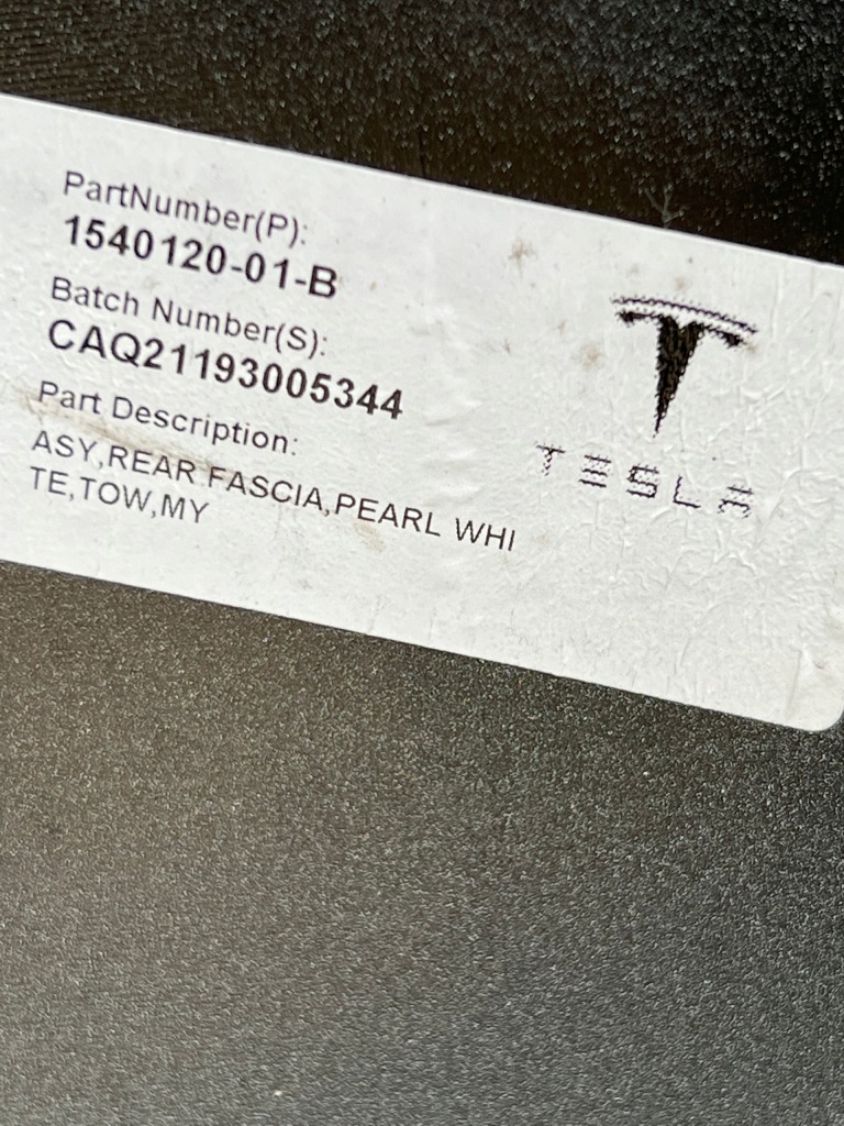 фото №9, Tesla model y бампер задній задня 1540120-01-b