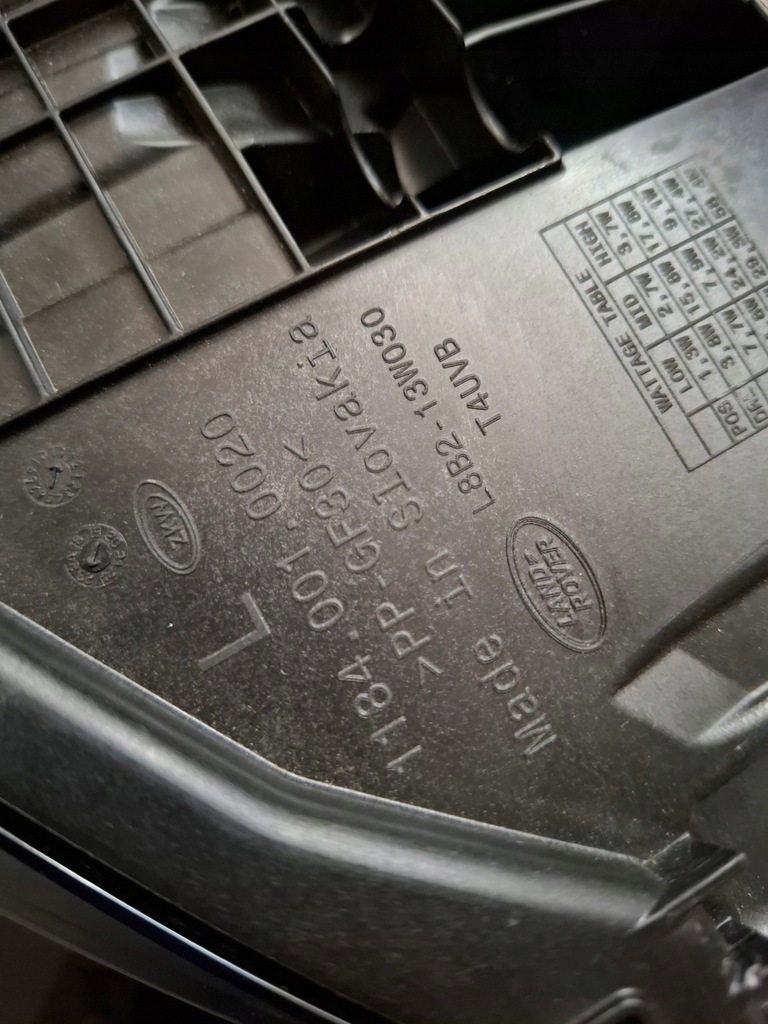 фото №7, Land rover defender 2 ii лампа левая левый led фара 28lr129969 kpl оригинальный номер