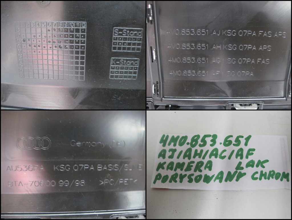 фото №14, Решітка радіатора решітка радіатора audi q7 4m0 подряпини