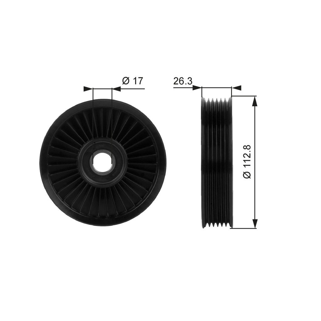 фото №1, Ролик натяжная ремень поликлиновый chevrolet aveo kalos blazer s10 c2500 c3