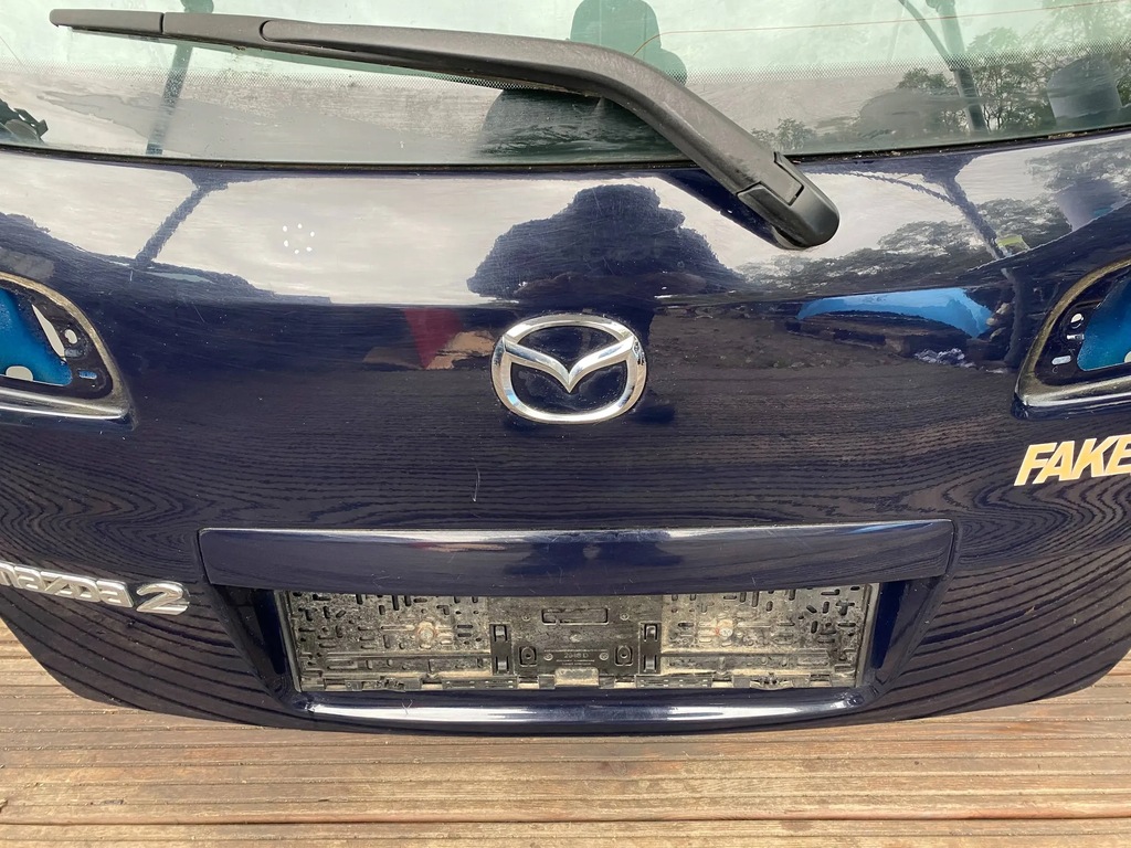 фото №7, Mazda ii 2 dy комплектна кришка багажника багажника задня