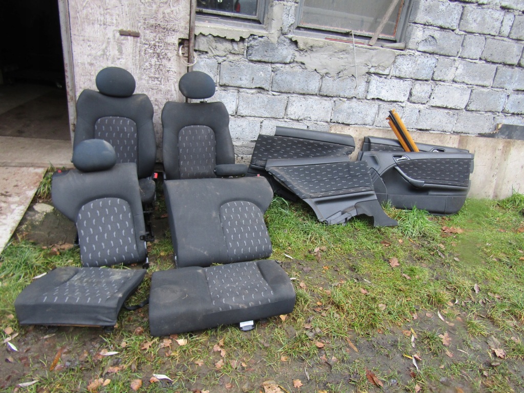 фото №1, Mercedes w203 sport coupe сидіння заднє сидіння оббивка двері kpl