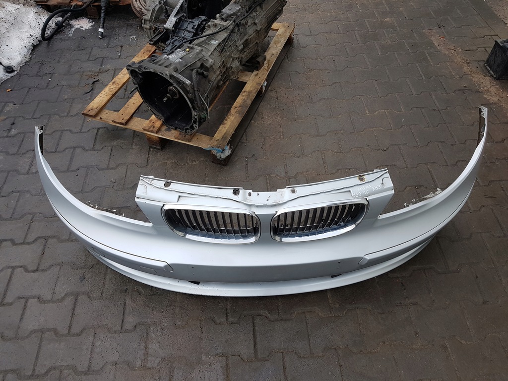 фото №7, Bmw 1 e87 e81 lift 07-11 бампер перед titansilber