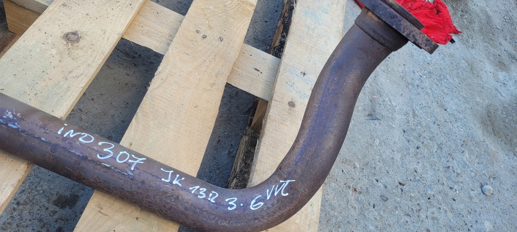 фото №6, Jeep wrangler jk труба вихлопна з'єднувальна 3.6