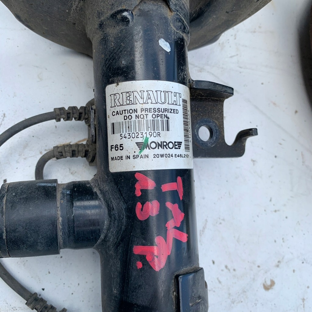 фото №4, Renault talisman 1.3 tce правая поворотный кулак ступица амортизатор 4 управление перед