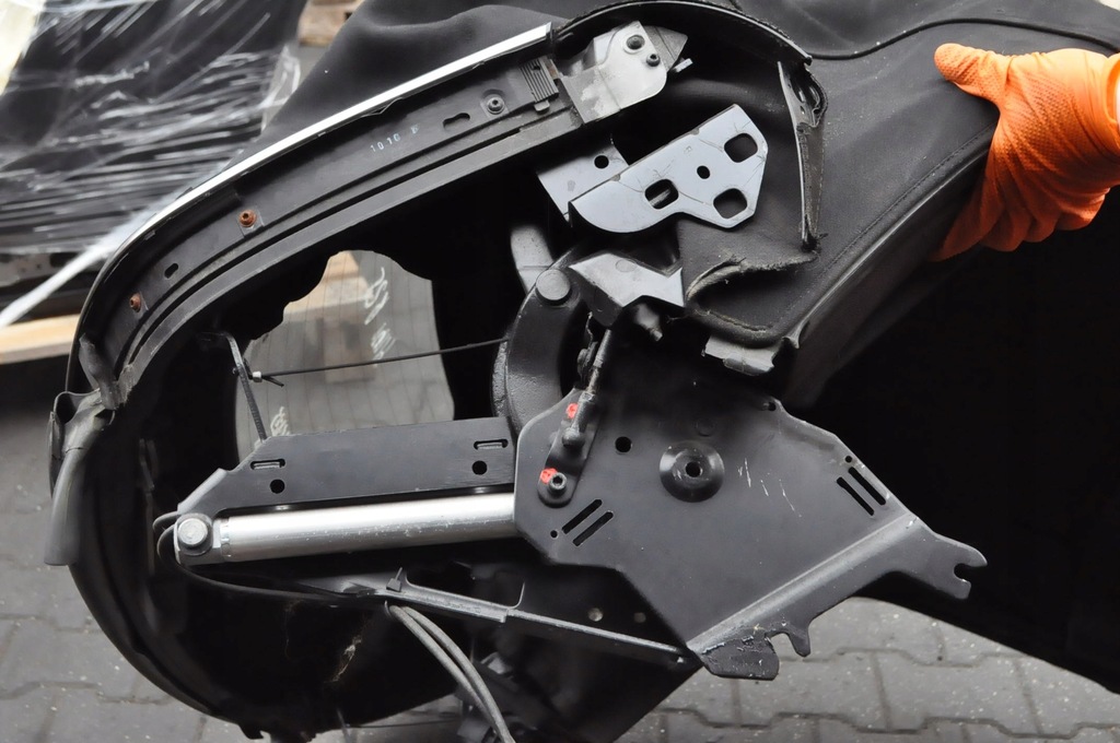 фото №12, Mini r52 cabrio kabriolet м'який складний дах скло каркас