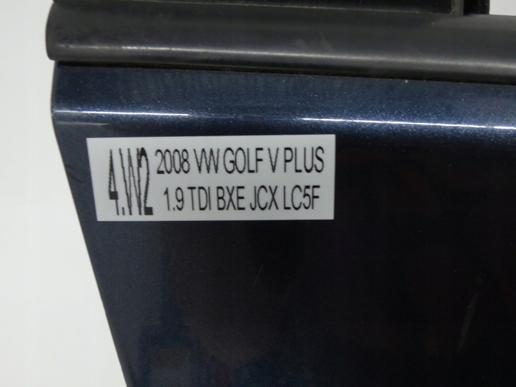 фото №9, Дверь правый перед передние vw golf v plus 5d lc5f
