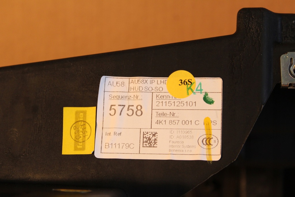 фото №8, Консоль приборная панель приборная панель audi a7 4k 4k1857001c