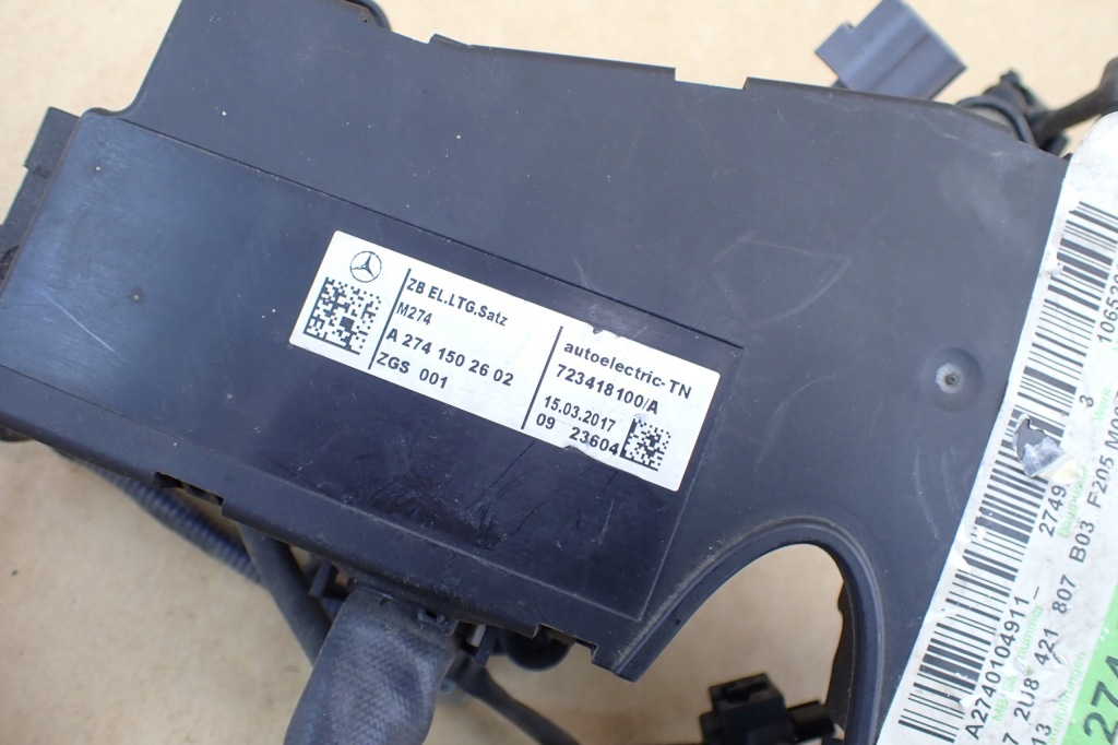 фото №11, Электропроводка жгут двигателя a2740104911 mercedes glc x253 2.0 cgi 274920