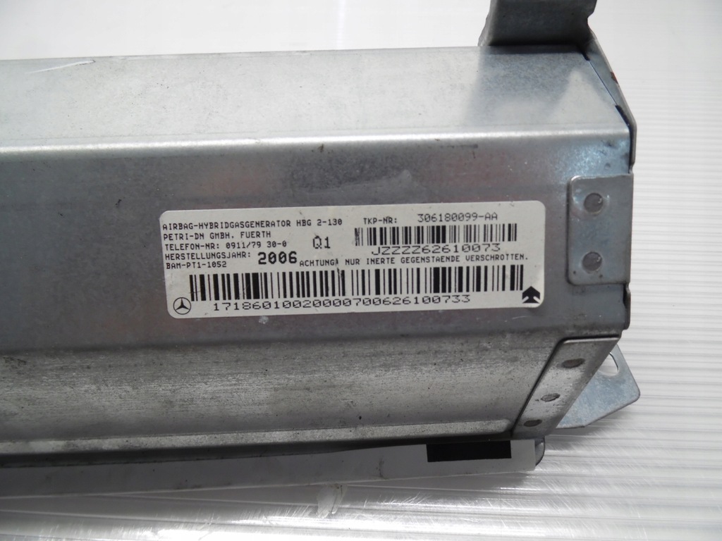 фото №2, Подушка безпеки подушка пасажира mercedes slk r 171