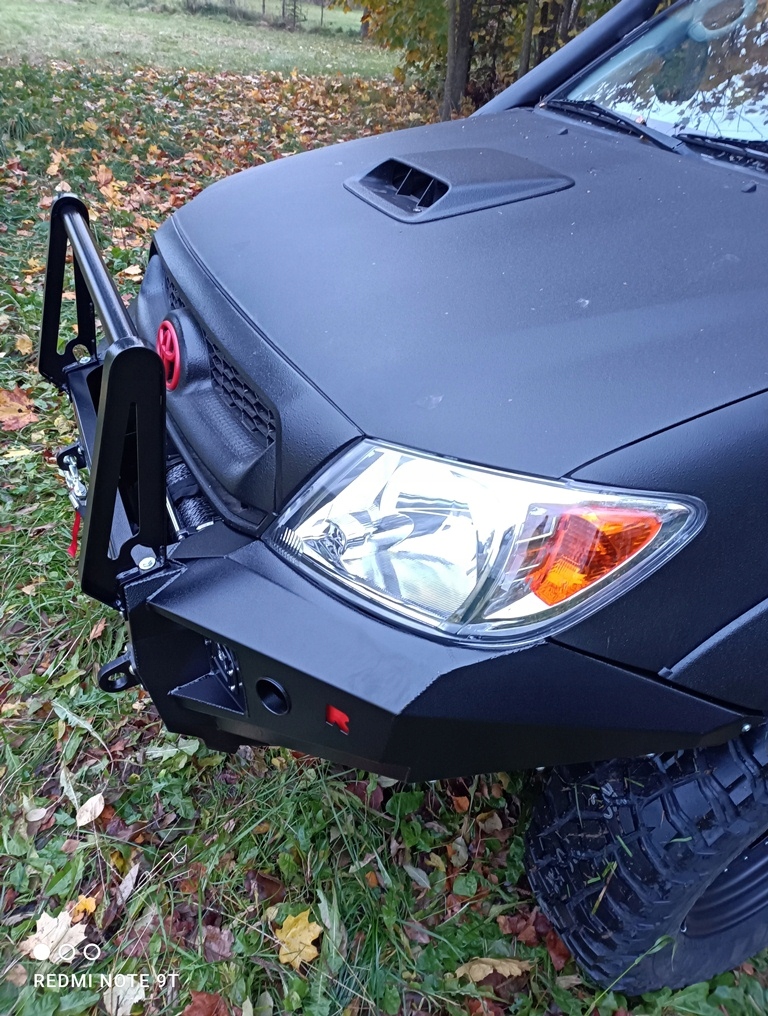 фото №8, Toyota hilux vii бампер сталевий перед передній