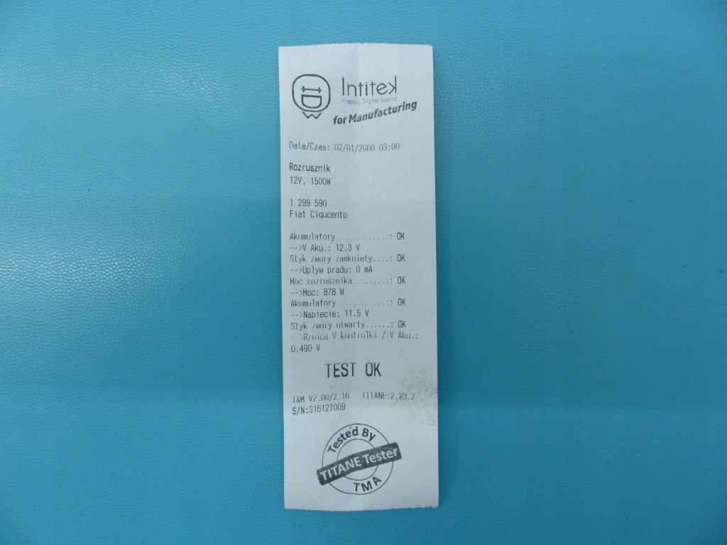 Test стартер fiat cinquecento 0.7 gaź в Украине