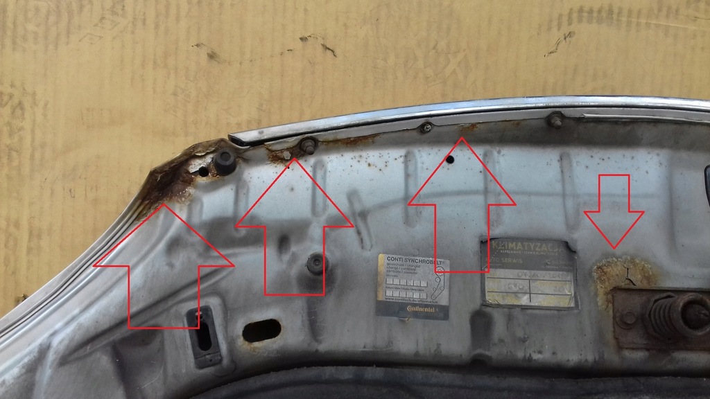 фото №9, Капот кришка двигуна chevrolet lacetti nubira iii kombi 03- gcy