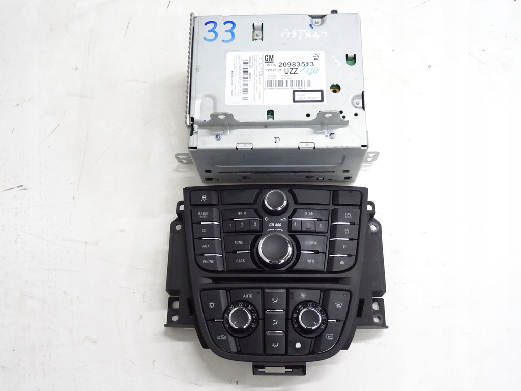 фото №1, Opel astra j радио радиопроигрыватель