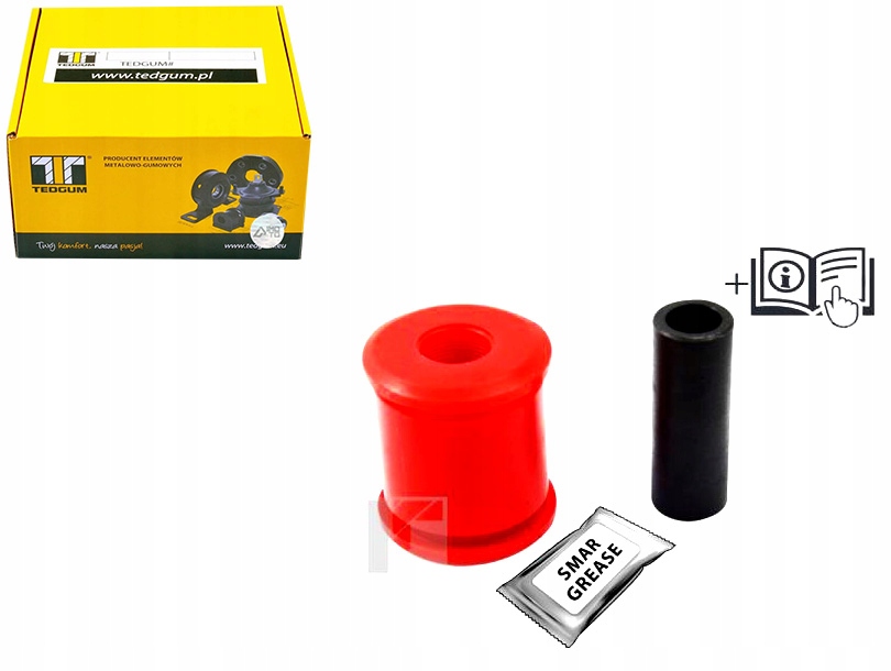 фото №1, Полиуретановая втулка 1szt. do рессора рессора задняя l/p задняя жесткость 70