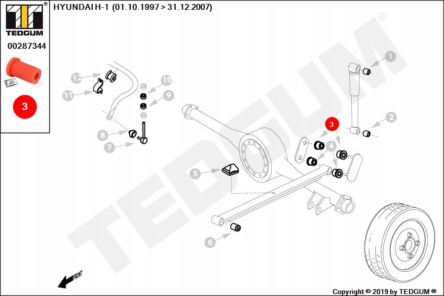 фото №8, Tedgum 00287344 подшипниковый узел, рессора рессорный