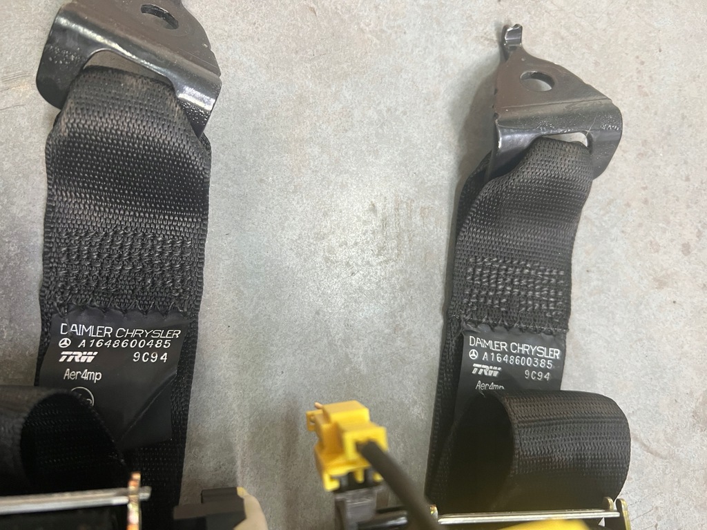 фото №4, Mercedes w164 ml ремни безопасности комплект