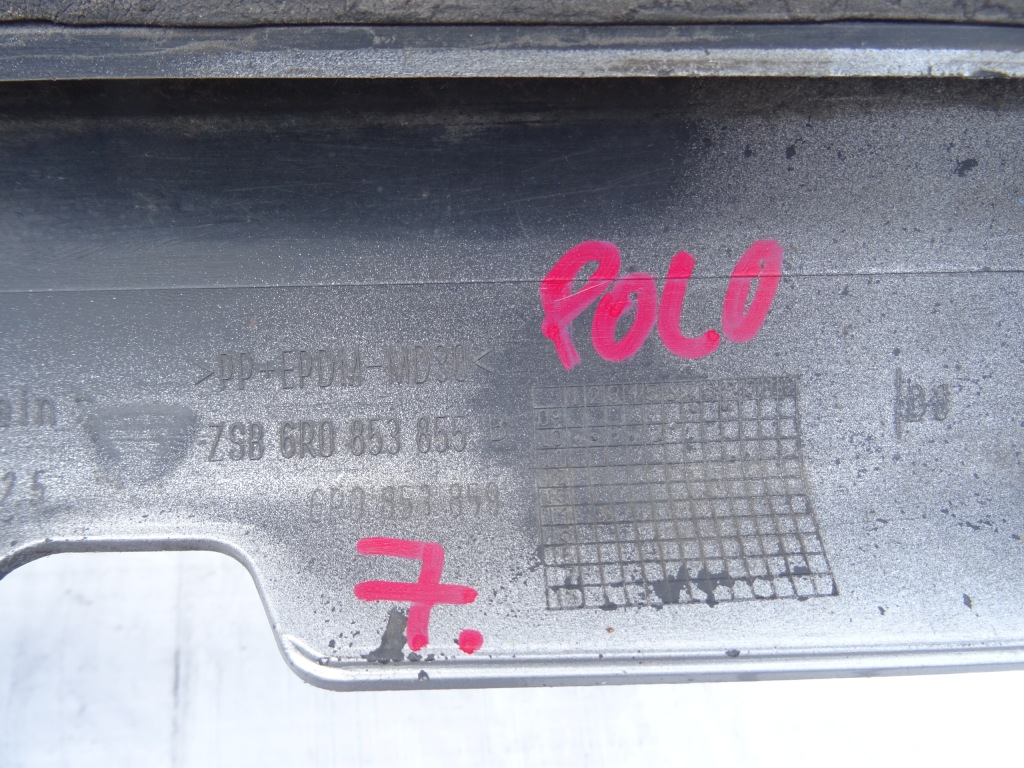 фото №9, Поріг молдинг поріг ліва vw polo v 5 6r0853855b