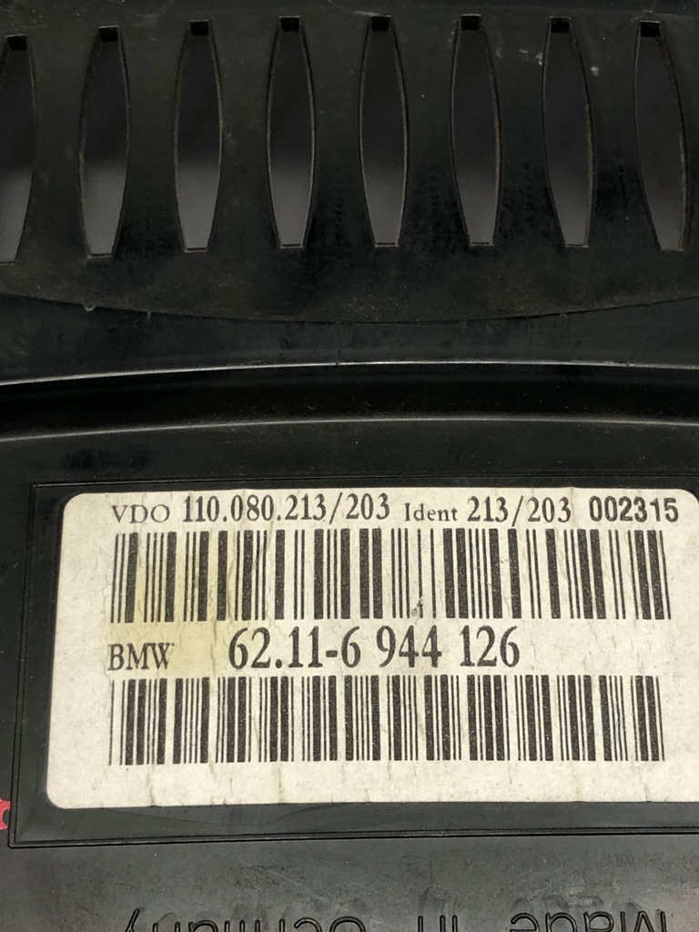 фото №7, Лічильник приладова панель 6944126 bmw