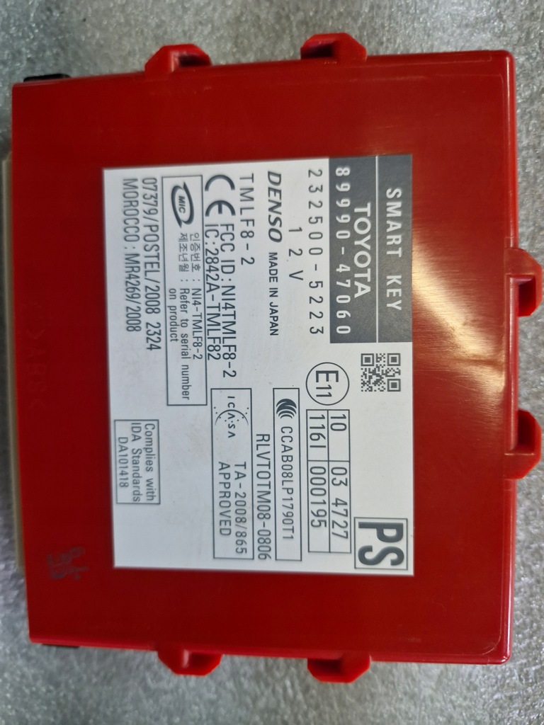 фото №1, Модуль блок керування smart key 89990-47060 toyota prius iii