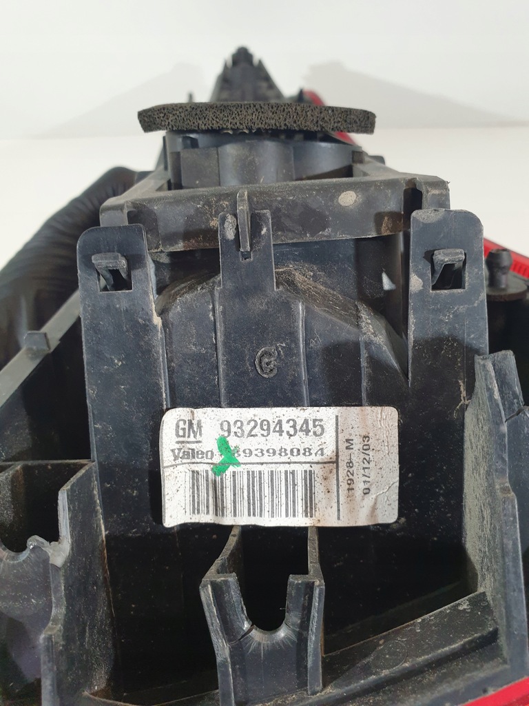 фото №12, Лампа левая левый задняя 93294345 opel meriva a eur 01r