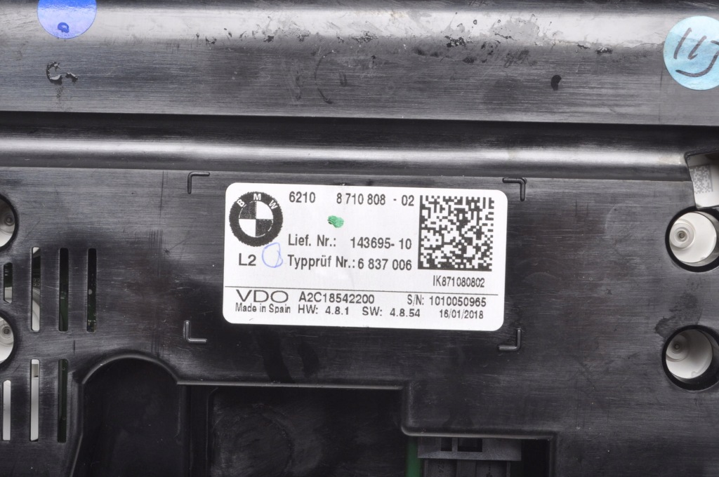 Bmw f20 рестайлінг  лічильник прилади uk 6837006 8710808 Недорого