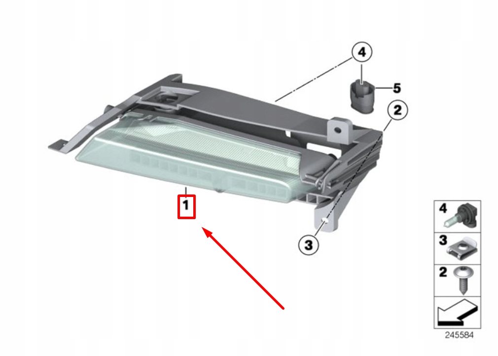 Купить Bmw z4 roadster e85 свет противотуманные передние правое 63177162740