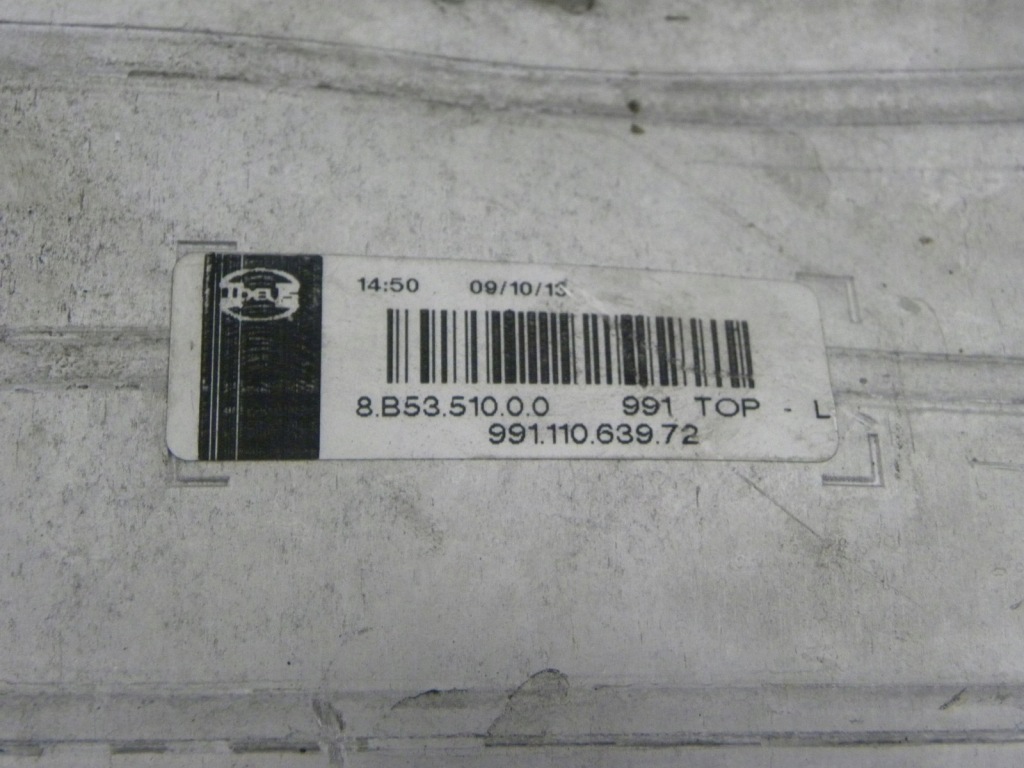 фото №2, Porsche оригинальный номер 99111063972 радиатор интеркулер