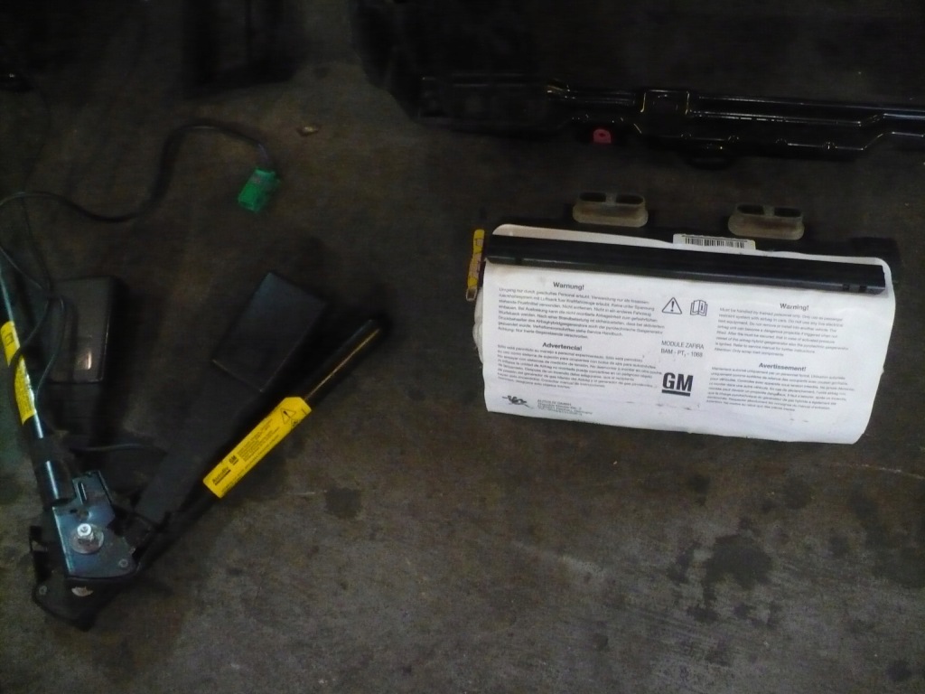 фото №4, Набор подушка безопасности консоль opel zafira b lift