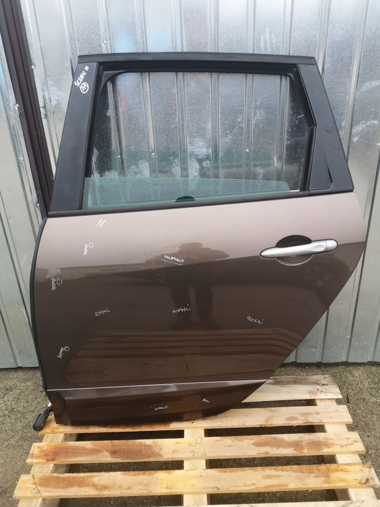 фото №1, Дверь левая задние renault grand scenic iii оригинал лак tecnb