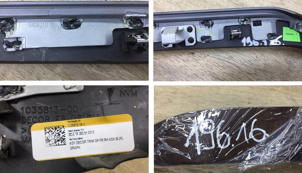 фото №16, Молдинг двері правий перед tesla x 1035812-19-c