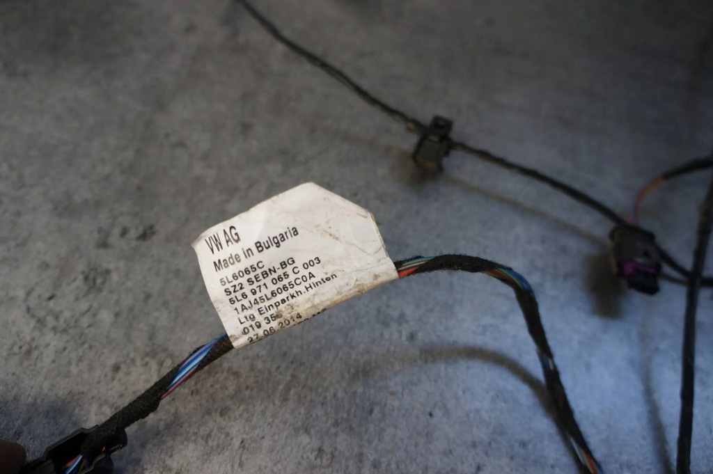 фото №6, Жгут бампера датчиков pdc задняя skoda yeti 5l lift 5l6971065c